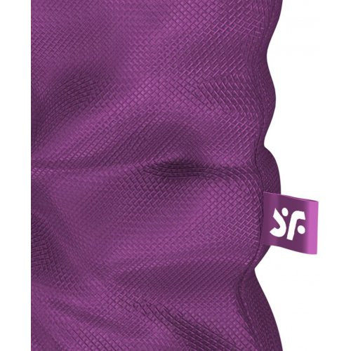Satisfyer Treasure Bag Purple Seksa rotaļlietu uzglabāšanas maisiņš M