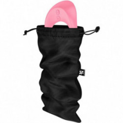 Satisfyer Treasure Bag Black Seksa rotaļlietu uzglabāšanas maisiņš M
