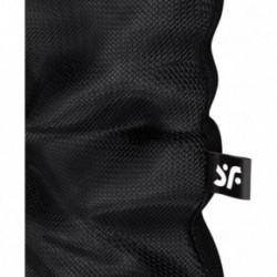 Satisfyer Treasure Bag Black Seksa rotaļlietu uzglabāšanas maisiņš M