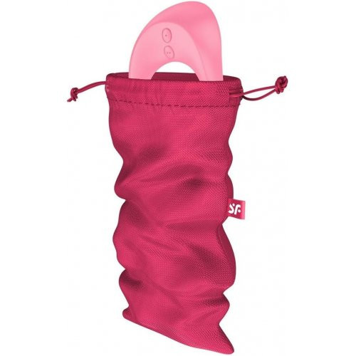 Satisfyer Treasure Bag Pink Seksa rotaļlietu uzglabāšanas maisiņš M