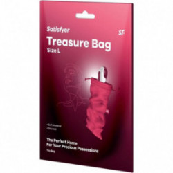 Satisfyer Treasure Bag Pink Seksa rotaļlietu uzglabāšanas maisiņš M