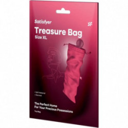 Satisfyer Treasure Bag Pink Seksa rotaļlietu uzglabāšanas maisiņš M