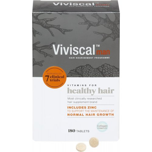 Viviscal Hair Growth Supplements For Men Uztura bagātinātājs matu augšanas veicināšanai vīriešiem 60 kapsulas
