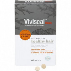 Viviscal Hair Growth Supplements For Men Uztura bagātinātājs matu augšanas veicināšanai vīriešiem 60 kapsulas