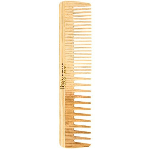 TEK Natural Big Comb with Wide and Thick Teeth Matu ķemme ar šauriem un platiem zobiem, koka