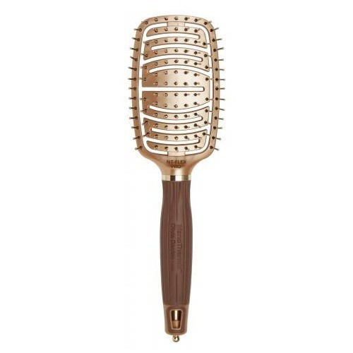 Olivia Garden Expert Care Flex Gold&Brown Matu suka ar jonizētiem sariem