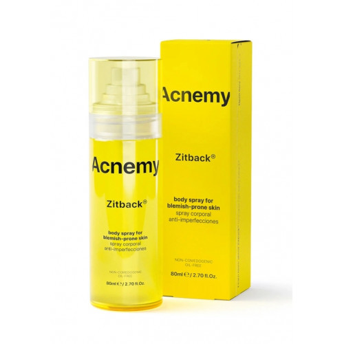 Acnemy Zitback Body Spray For Blemish-Prone Skin Ķermeņa sprejs aknes skartai ādai 80ml