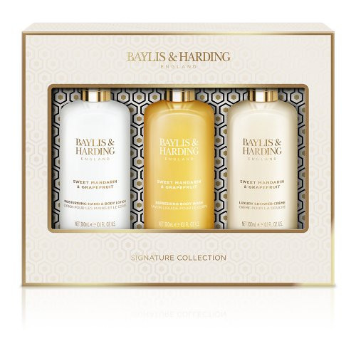 Baylis & Harding Sweet Mandarin & Grapefruit Luxury Bathing Essentials Gift Set Grezns ķermeņa kopšanas komplekts