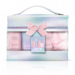 Baylis & Harding Jojoba, Vanilla & Almond Oil Luxury Vanity Bag Gift Set Grezns ķermeņa kopšanas komplekts