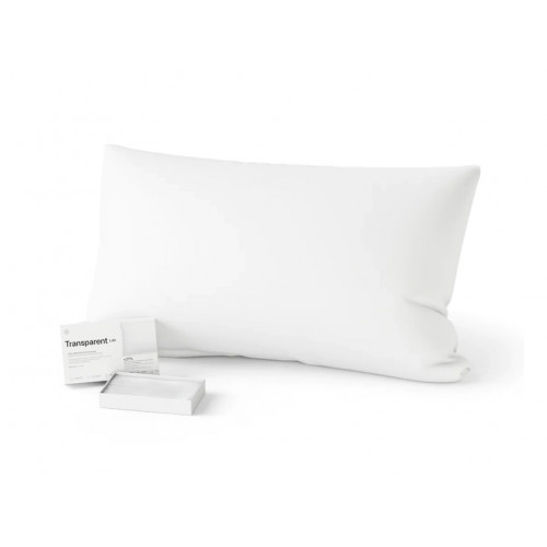 Transparent Lab Tewl Prevention Pillowcase Spilvena uzvalks White