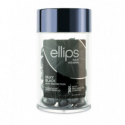 Ellips Silky Black Pro-Keratin Complex Hair Vitamins Vitamīni tumšiem matiem ar keratīnu 50x1ml