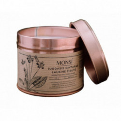 Monsi Aromatic Candle Black Amber With Wild Violet Aromātiskā svece Melnais dzintars un vijolīte 100ml