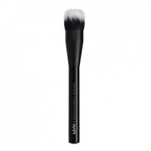 NYX Professional Makeup Pro Dual Fiber Foundation Brush Ota šķidrā tonālā krēma uzklāšanai