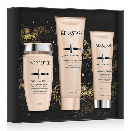 Kérastase Curl Manifesto Holiday Gift Set 2024 Viļņainu un cirtainu matu kopšanas komplekts