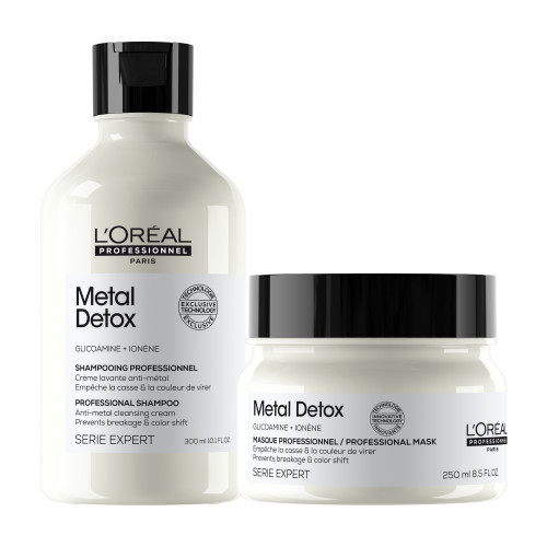 L'Oréal Professionnel Glacial Utopia Metal Detox DUO Matu kopšanas komplekts