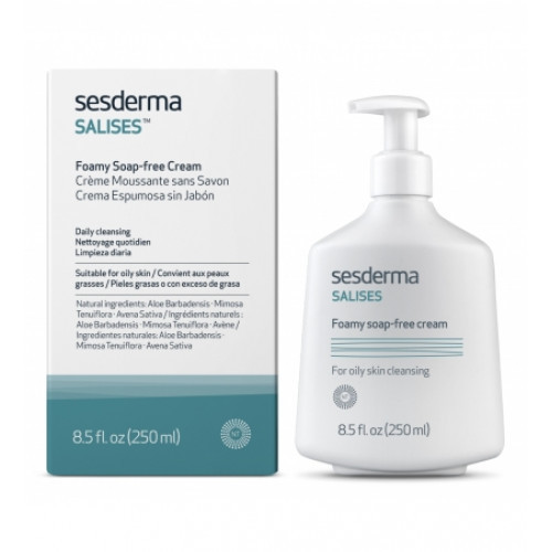 Sesderma Salises Foamy Soap-free Cream Ziepes nesaturošas putas 250ml