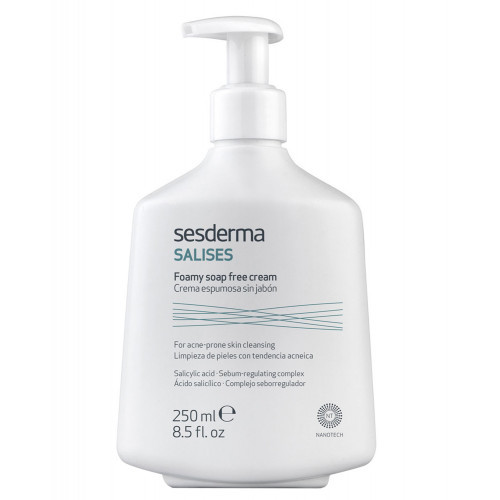 Sesderma Salises Foamy Soap-free Cream Ziepes nesaturošas putas 250ml