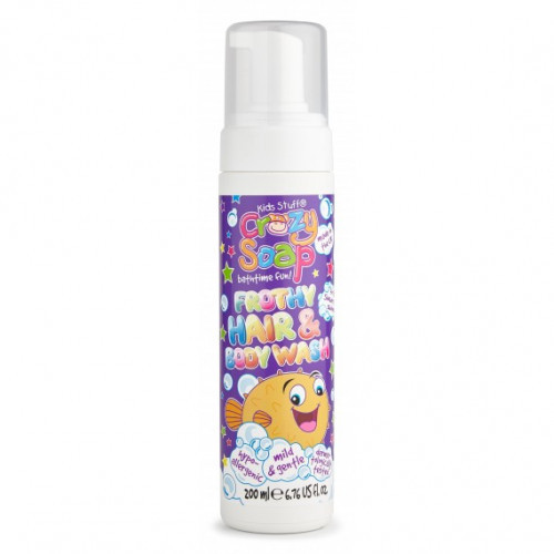 Kids Stuff Crazy Frothy Hair and Body Wash Bērnu matu un ķermeņa mazgāšana 200ml