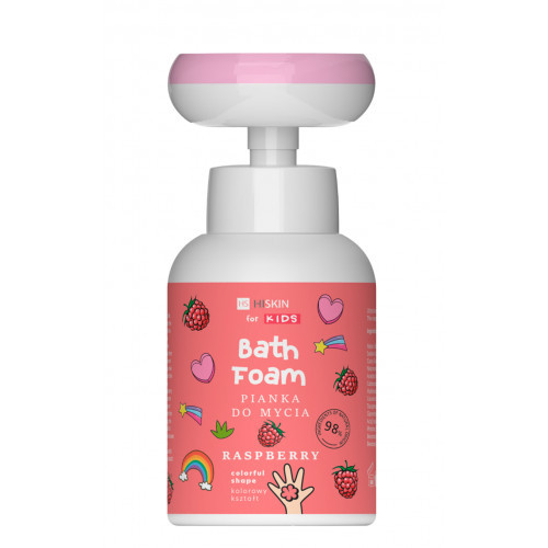 HiSkin Colorful Shape Bath Foam Roji Putas bērnu roku un ķermeņa mazgāšanai 300ml