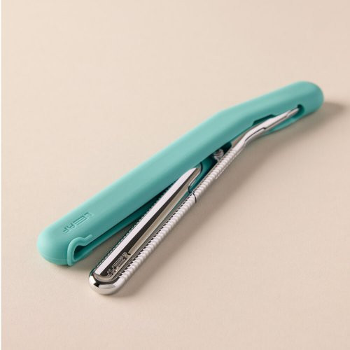 Leaf Shave Dermaplaner Cover Sejas un uzacu skuvekļa maciņš Teal