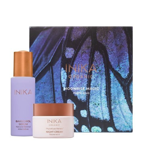 Inika Organic Moonrise Magic Night Duo Sejas kopšanas dāvanu komplekts 50ml+30ml