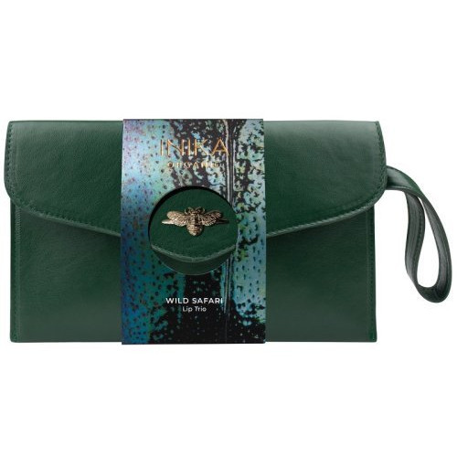 Inika Organic Wild Safari Lip Trio Lūpu kosmētikas komplekts Komplekts