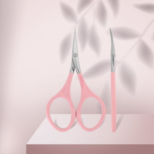 Staleks Beauty and Care Pink Cuticle Scissors Rozā kutikulas šķēres Type 1