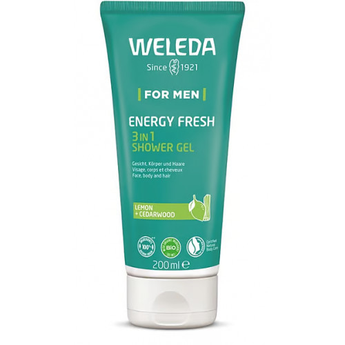 Weleda Men Active Fresh 3in1 Shower Gel Dušas želeja 200ml