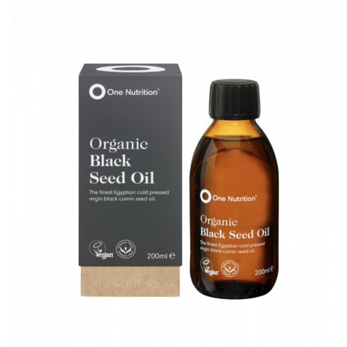 One Nutrition Organic Black Seed Oil Ekoloģiska melno ķimeņu eļļa 200ml