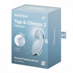 Satisfyer Tap and Climax 2 Vibrator Klitora vibrators - stimulators Blue