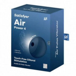 Satisfyer Air Power 4 Double Air Pulse Vibrator Klitora stimulators Blue