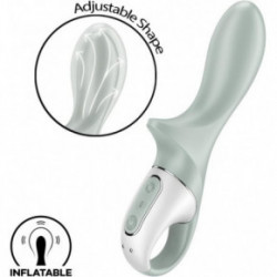 Satisfyer Air Pump Booty 3 Inflatable Anal Vibrator Anālais vibrators Green