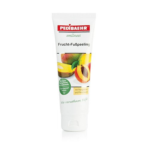 Pedibaehr Peelingcreme Augļu krēms kājām ar mango sviestu un persiku kauliņu eļļu 125ml