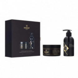 Hadat Cosmetics Nourishing Moisture & Liquid Silk Treatment Gift Box Barojošs matu kopšanas komplekts Komplekts