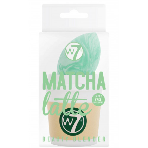 W7 Cosmetics Matcha Latte Beauty Blender Set Grima sūklīša un turētāja komplekts 1gab.