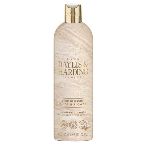 Baylis & Harding Elements Pink Blossom & Lotus Flower Body Wash Ķermeņa mazgāšanas līdzeklis 500ml