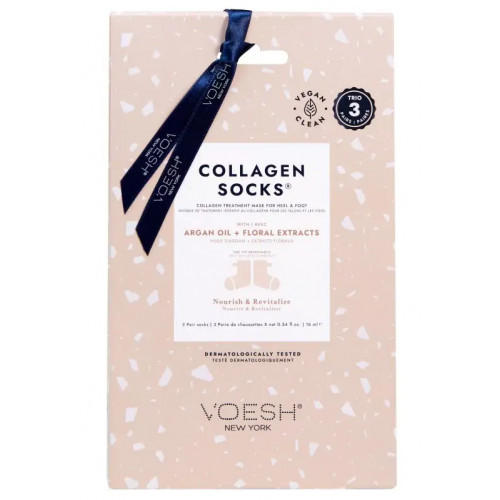 VOESH Collagen Socks Pēdu maska ar kolagēnu un argāna eļļu 3 vienetai