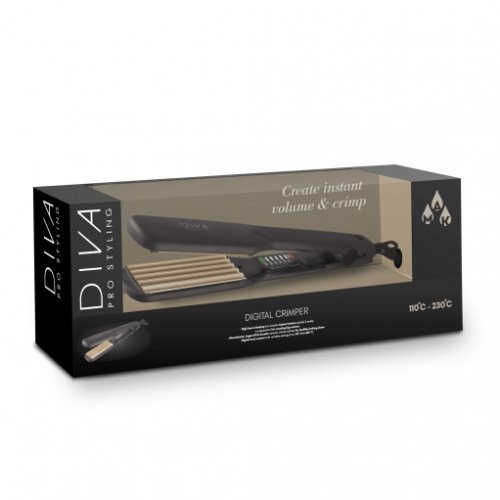 Diva Pro Styling Digital Crimper Matu gofrēšanas knaibles 1gab.