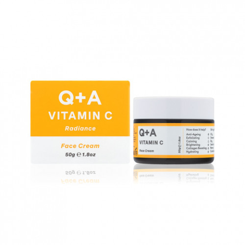 Q+A Vitamin C Radiance Face Cream Izgaismojošais sejas krēms 50ml