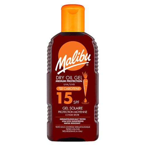 Malibu Dry Oil Gel with Carotene Sausā eļļa ar želejas tekstūru 200ml