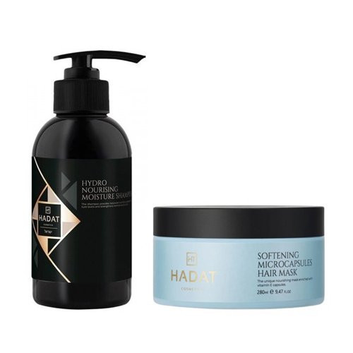 KlipShop Hadat Cosmetics Shampoo and Hair Mask Set Matu kopšanas komplekts