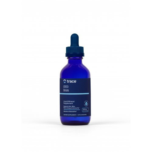 Trace Minerals Ionic Iron 22 mg Jonu dzelzs šķidrā formā 56ml