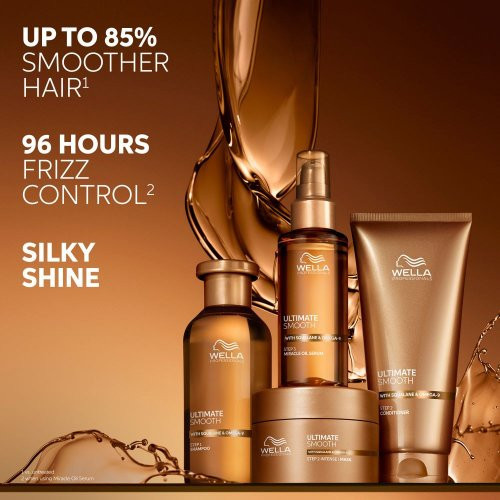 Wella Professionals Ultimate Smooth Shampoo Barojošs šampūns ar omega-9 250ml