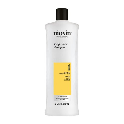 Nioxin Pro Clinical System 1 Shampoo Galvas ādas un matu šampūns ar viegli retinošiem matiem 300ml