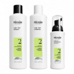 Nioxin Pro Clinical System 2 Kit Matu kopšanas komplekts stipri retinātiem, dabīgiem matiem 300ml+300ml+100ml