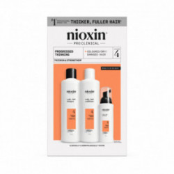 Nioxin Pro Clinical System 4 Kit Matu kopšanas komplekts stipri retinātiem matiem 150ml+150ml+40ml