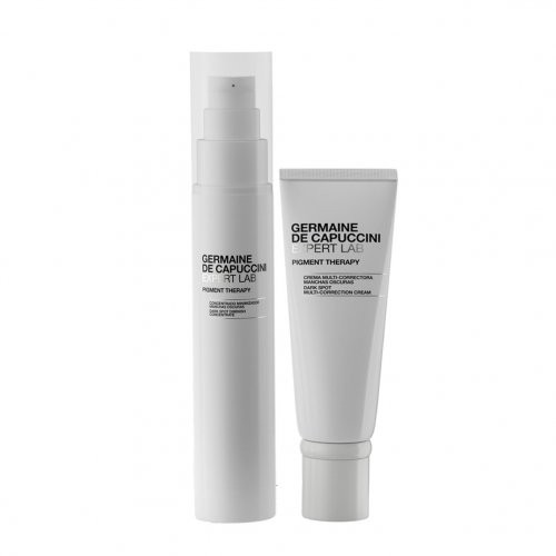 Germaine de Capuccini Expert Lab Pigment Therapy Koncentrāts tumšo plankumu mazināšanai + Krēms tumšo plankumu korekcijai 50ml+50ml