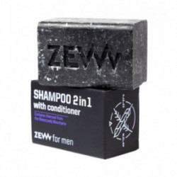 ZEW 2in1 Shampoo & Conditioner with Charcoal Šampūns, kondicionieris 85ml