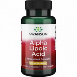 SWANSON Alpha Lipoic Acid Antioxidant Support 100mg Alfa lipoīnskābe 120 kapsulas