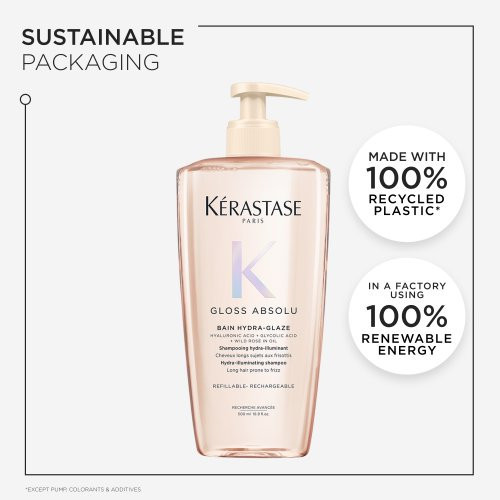 Kérastase Gloss Absolu Bain Hydra-Glaze Mitrinošs un mirdzumu piešķirošs šampūns 250ml